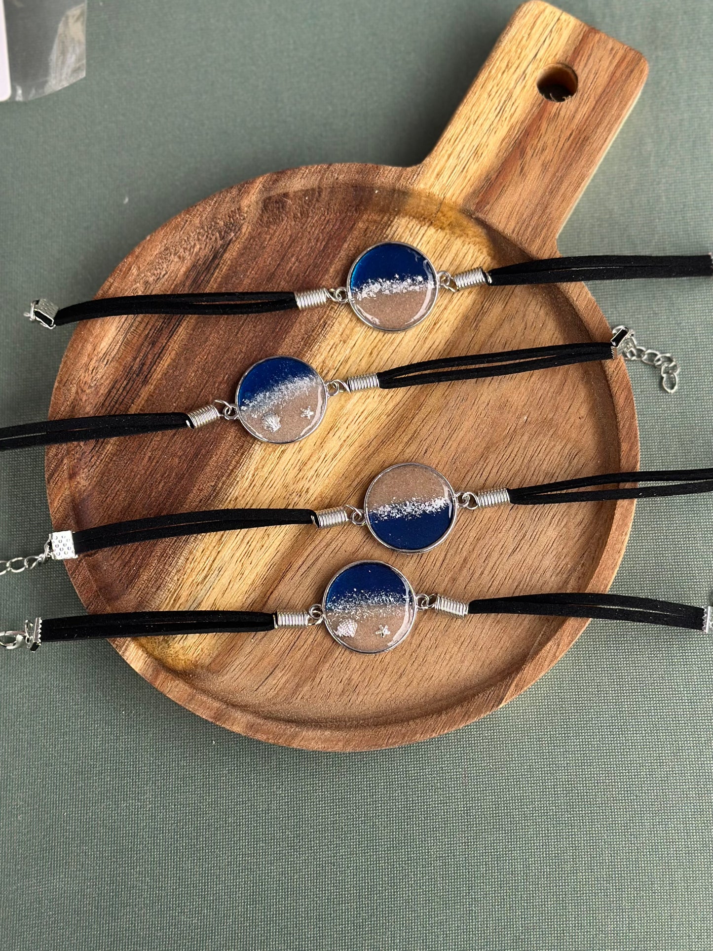 Beach Scene Adjustable Bracelet