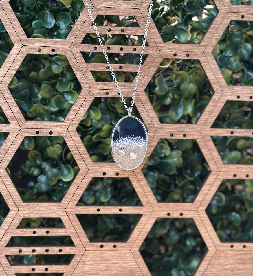 Beach Scene Necklace