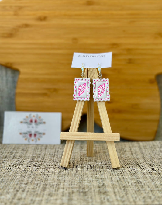 Coastal Stamp Collection Pink Shell
