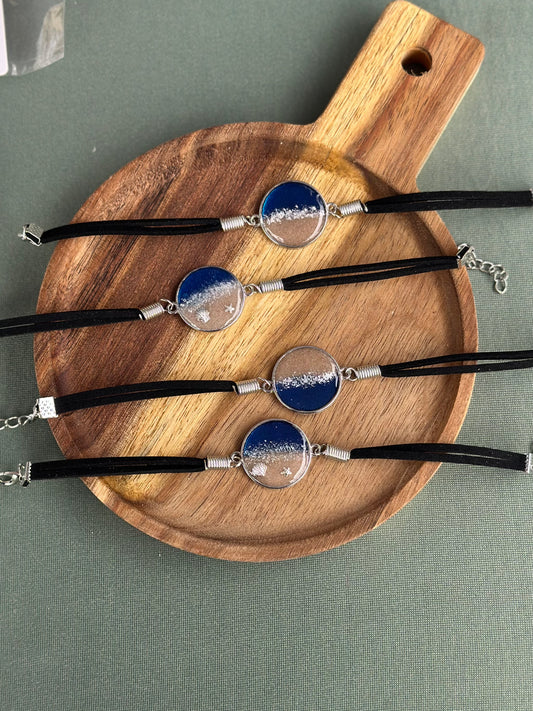 Beach Scene Adjustable Bracelet