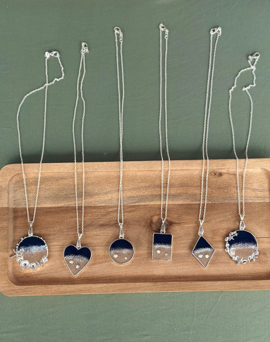 Beach Scene Necklace