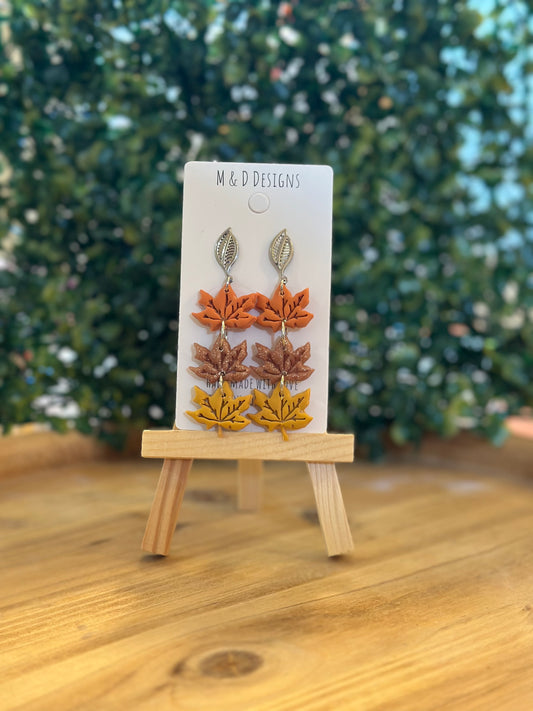 Autumn Leaf Trio