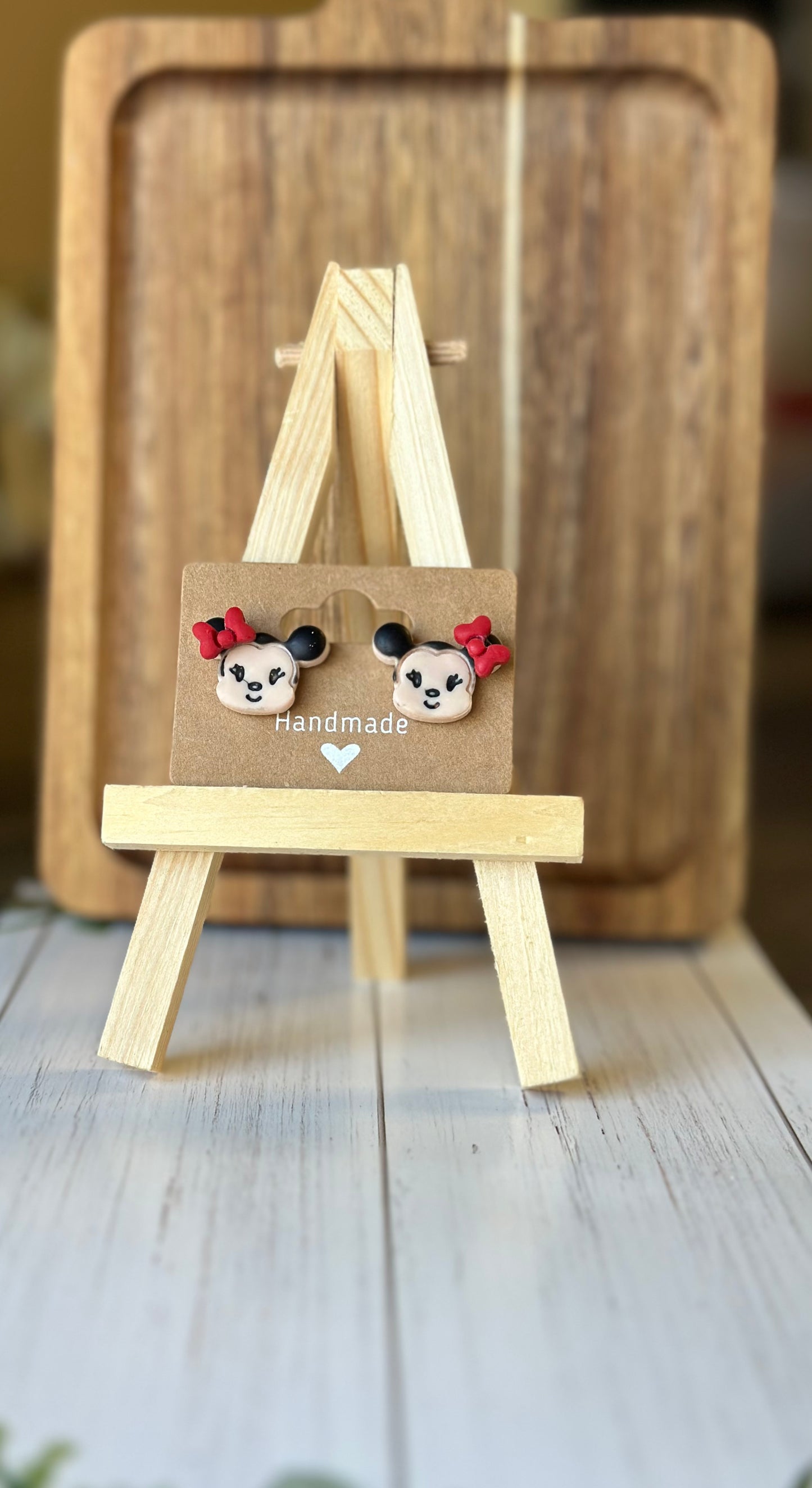 Girl Mouse Studs